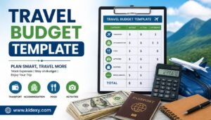 travel budget template