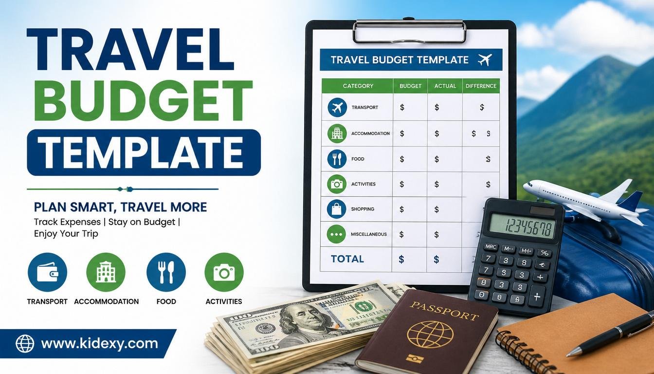 travel budget template